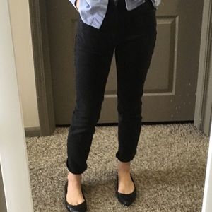 Modern boyfriend jeans, black, size 25